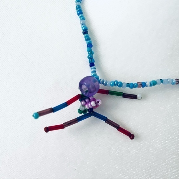 Handmade Beaded Necklace - "La Danseuse" (The Female Ballet Dancer) - Picture 3 of 7